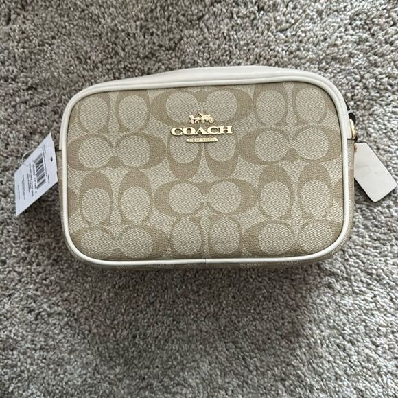 Coach Handbags - NWT COACH MINI JAMIE CROSSBODY BAG SIGNATURE CANVAS